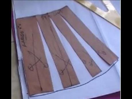 Falda Semi Campana Larga