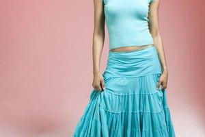 Falda Semi Campana Larga