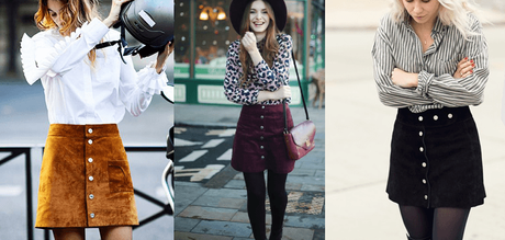 Falda Semi Campana Larga