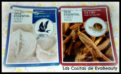 Mascarillas faciales coreanas Missha