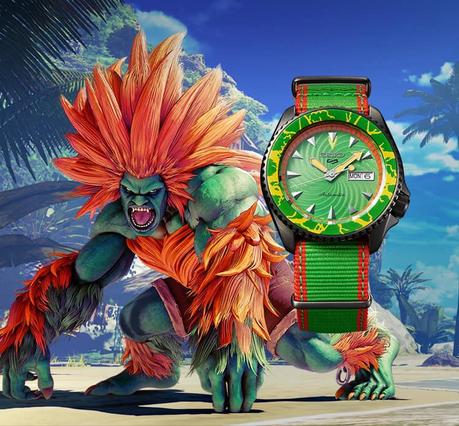 Seiko Street Fighter V de Seiko Serie 5 Sports - Edición Limitada