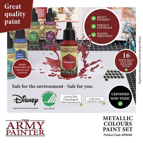 Metallic Colours Paint Set, de The Army Painter, en pre-pedidos