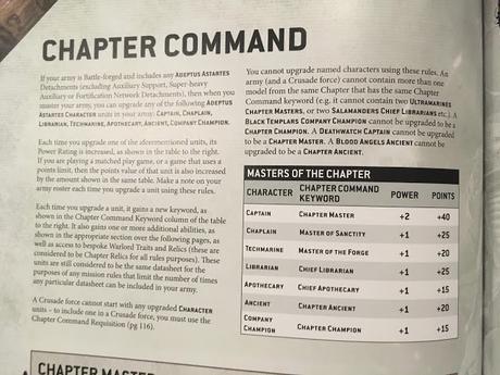 Primeras imágenes del codex marines espaciales y unidades de 9ª ed