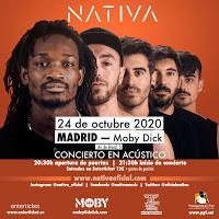 Concierto de Nativa en Moby Dick Club