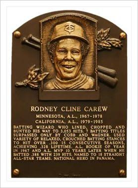 El extraordinario beisbolista Rodney Cline Carew