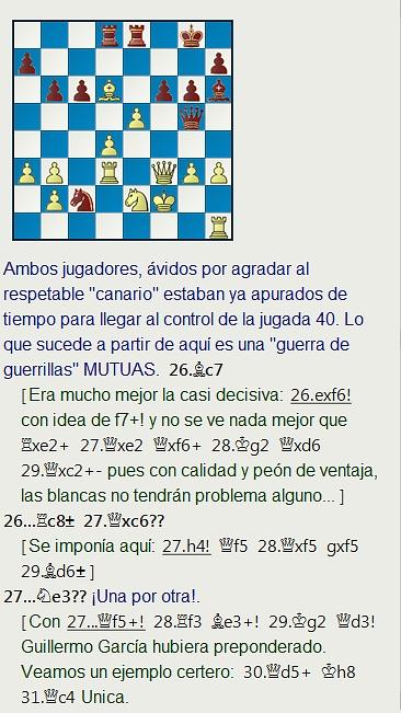 Grandes combates canarios (19) - Beliavsky vs Guillermo García, Las Palmas (1) 1974