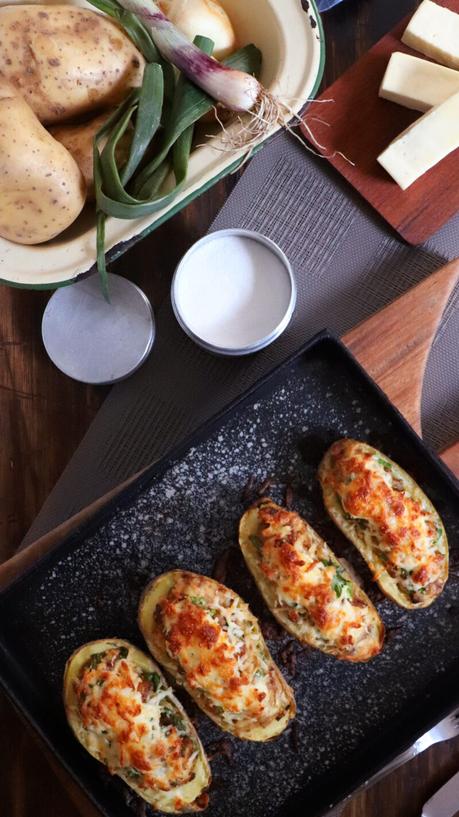 papas rellenas chorizo horno queso