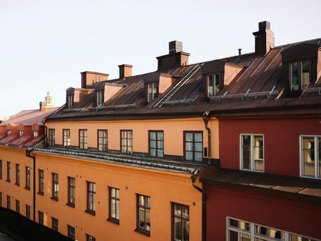 wooden kitchen vintage furniture vintage scandinavian vintage penthouse scandinavian vintage planta abierta open kitchen open concept nordic kitchen muebles madera natural hardwood floor estilo nórdico vintage dormitorio infantil con literas distribución ático duplex distribución abierta cocina abierta chimenea cerámica sueca altillo en ático  