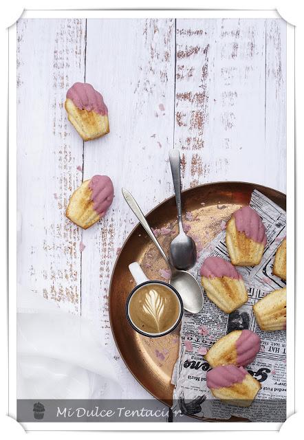 Madeleines con Baño de Chocolate Madeleines con Baño de Chocolate