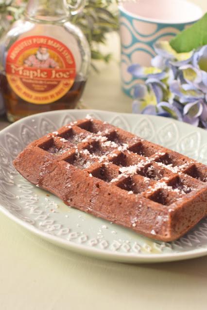 Gofres Veganos de Chocolate Gofres Veganos de Chocolate