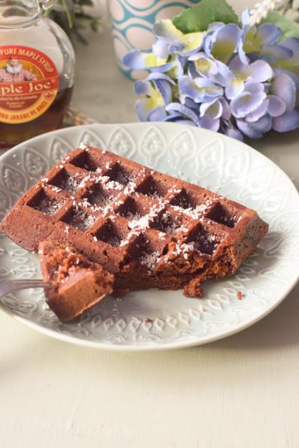 Gofres Veganos de Chocolate Gofres Veganos de Chocolate