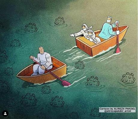 Más de Alireza Pakdel, el mejor ilustrador del Coronavirus