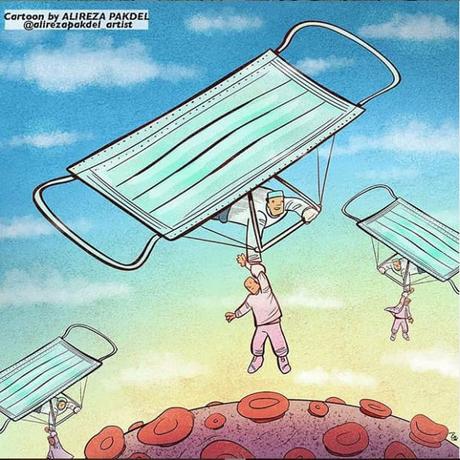 Más de Alireza Pakdel, el mejor ilustrador del Coronavirus