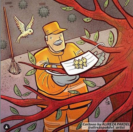 Más de Alireza Pakdel, el mejor ilustrador del Coronavirus