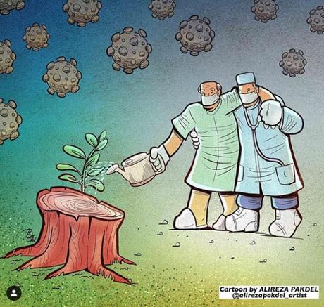 Más de Alireza Pakdel, el mejor ilustrador del Coronavirus