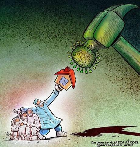 Más de Alireza Pakdel, el mejor ilustrador del Coronavirus
