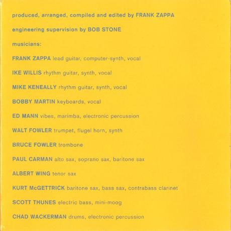 Frank Zappa - The Best Band You Never Heard In Your Life (1991)