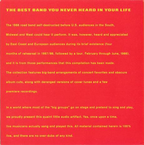 Frank Zappa - The Best Band You Never Heard In Your Life (1991)