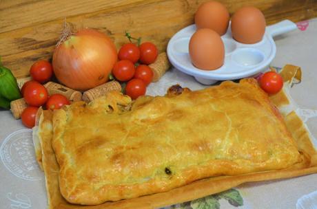 Empanada de lomo con pimientos fritos Las delicias de Mayte, empanadas, empanada de carne, empanada recetas, empanada de lomo con pimientos fritos, recetas de empanada,