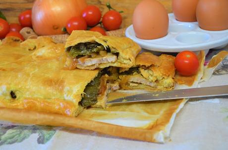 Empanada de lomo con pimientos fritos Las delicias de Mayte, empanadas, empanada de carne, empanada recetas, empanada de lomo con pimientos fritos, recetas de empanada,