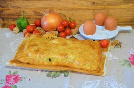 Empanada de lomo con pimientos fritos Las delicias de Mayte, empanadas, empanada de carne, empanada recetas, empanada de lomo con pimientos fritos, recetas de empanada,