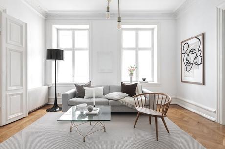 wood floor suelos de madera maciza suelo en espiga scandinavian style scandinavian apartment scandi decor parquet nordic style hard wood floor scandinavian hard wood floor estilo nórdico escandinavo decoración pisos suecos decoración elegante decoración de salones decoración de interiores decoración con amplitud decoración chic chic decor  