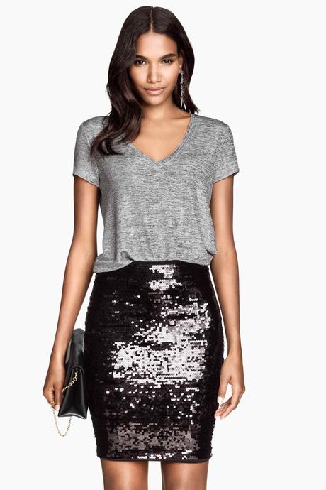 Falda Negra Basica Corta