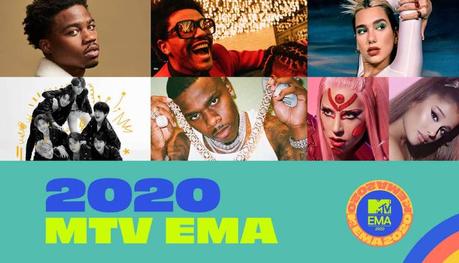 Lady Gaga, Justin Bieber y BTS lideran las nominaciones a los MTV Europe Music Awards 2020 MTV Europe Music Awards 2020