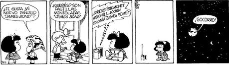 #NuevaRealidad (Mafalda & James Bond.)