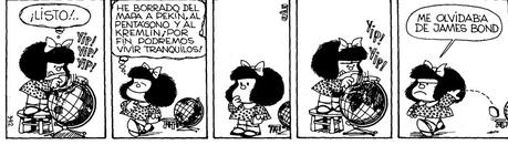 #NuevaRealidad (Mafalda & James Bond.)