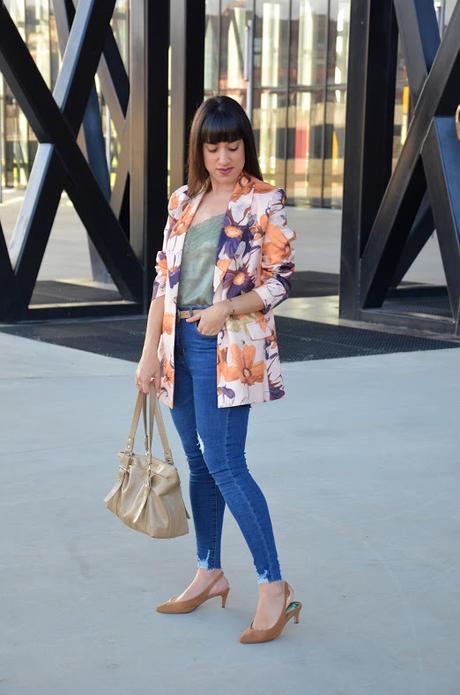 Blazer de flores