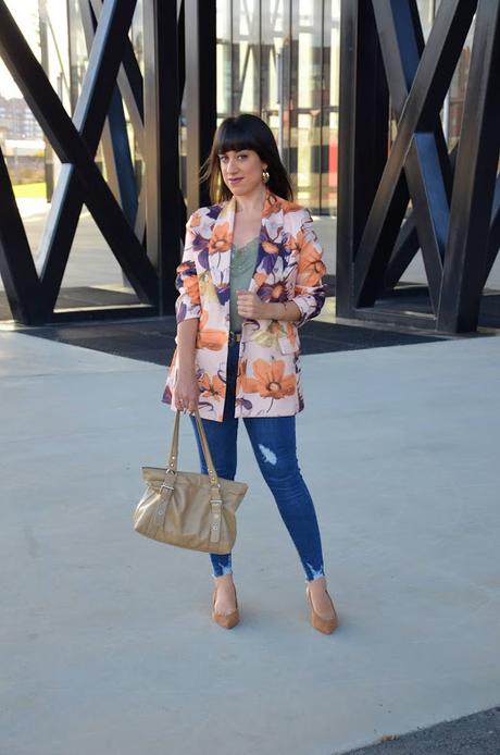 Blazer de flores