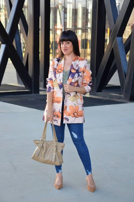 Blazer de flores