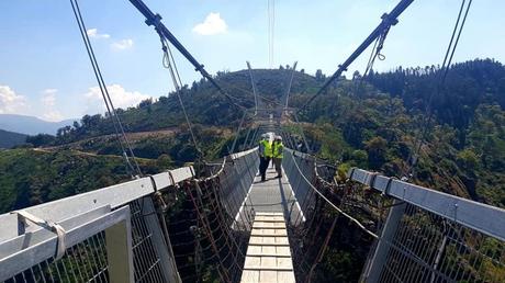 516 Arouca. El puente colgante más alto del mundo, a punto de abrir en el norte de Portugal