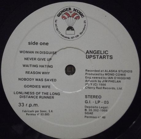 Angelic Upstarts -Reason why? Lp 1986 (1983)