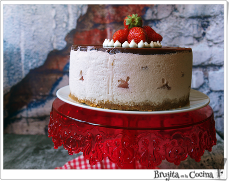 Cheesecake de fresa y platano Cheesecake de fresa y platano