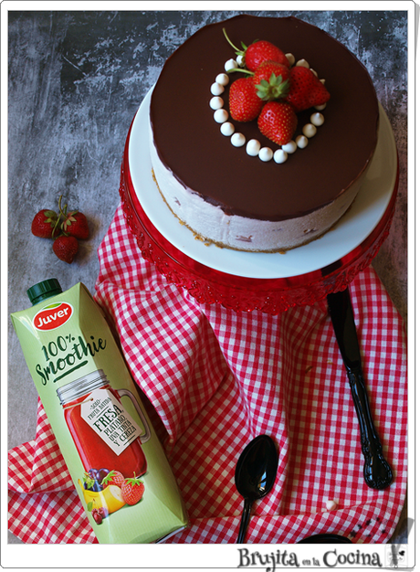 Cheesecake de fresa y platano Cheesecake de fresa y platano