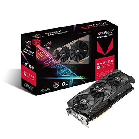 ASUS Radeon RX Vega 56 - Tarjeta gráfica de 8 GB, Color Negro