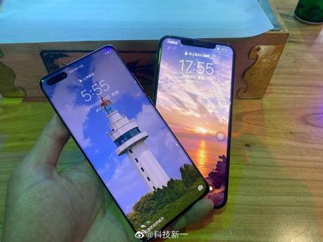 El Huawei Mate 40 Pro aparece en una imagen junto al iPhone 12 El Huawei Mate 40 Pro aparece en una imagen junto al iPhone 12