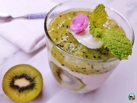 Postre de kiwis