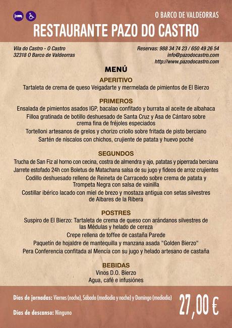 XXXVI Jornadas Gastronómicas De El Bierzo 2020. Consulta los restaurantes y menús