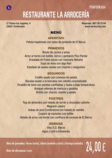 XXXVI Jornadas Gastronómicas De El Bierzo 2020. Consulta los restaurantes y menús