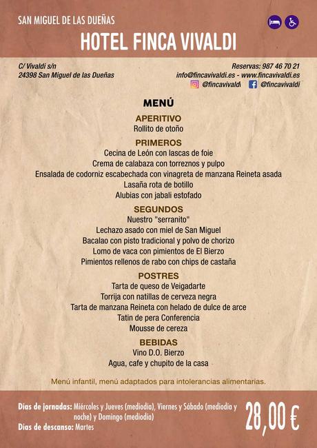 XXXVI Jornadas Gastronómicas De El Bierzo 2020. Consulta los restaurantes y menús