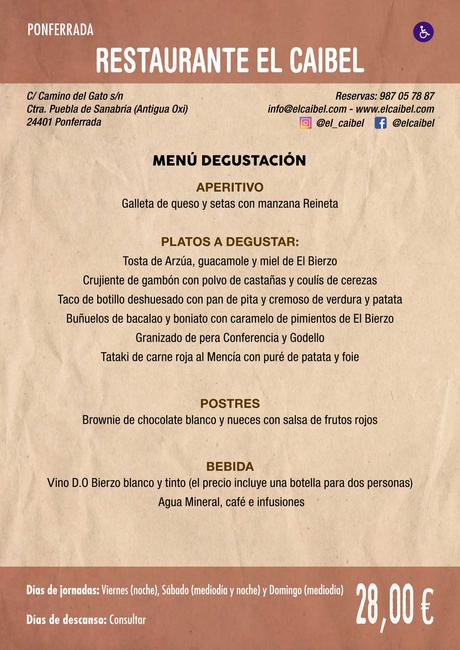 XXXVI Jornadas Gastronómicas De El Bierzo 2020. Consulta los restaurantes y menús