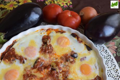 En Buena Onda: Berenjenas con Tomate, Patatas y Huevos