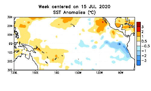 El fenómeno La Niña ha continuado durante septiembre y es probable que su intensidad aumente de moderada a fuerte