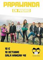 Concierto de Papawanda en Hangar 48