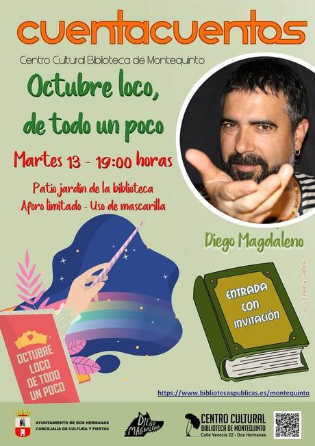 Las Bibliotecas Cuentan: “Octubre loco, de ” – Diego Magdaleno