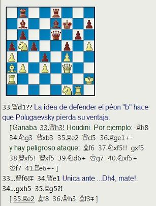 Grandes combates canarios (24) - Polugaevsky vs Pomar, Las Palmas (2) 1974