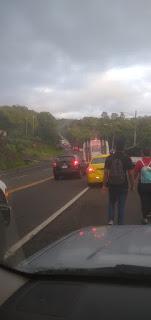 CIERRE EN LA VÍA TRANSÍSTMICA